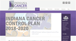 Desktop Screenshot of indianacancer.org